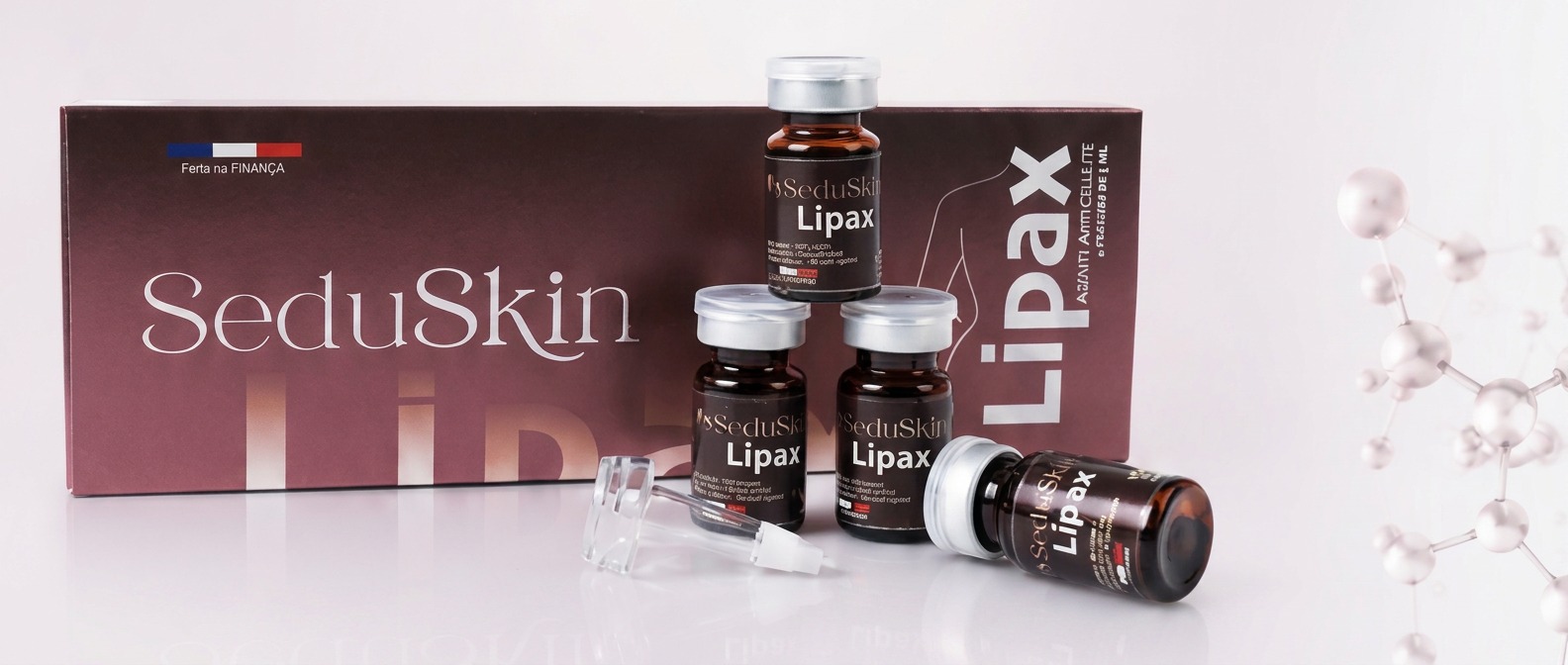 Presentación de SeduSkin LIPAX: caja y viales