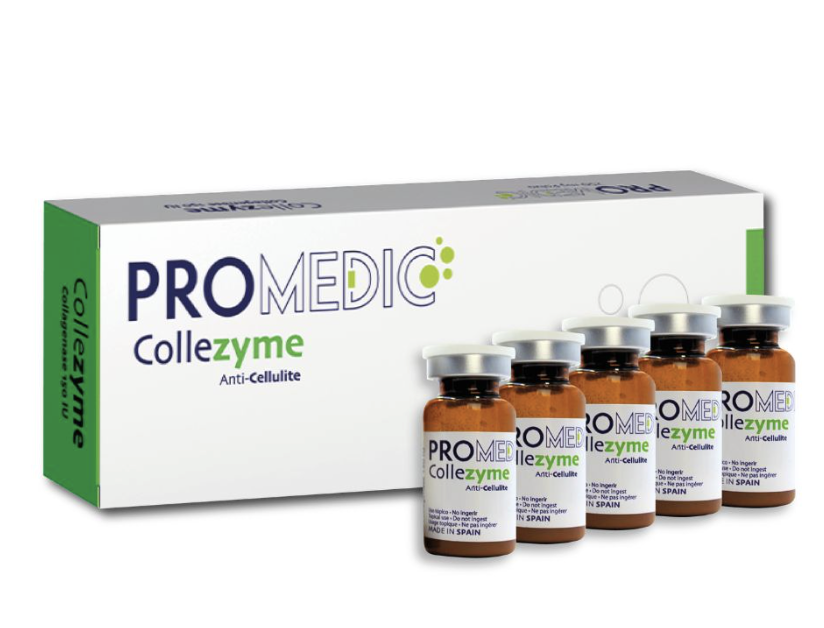 Caja PROMEDIC Collezyme con viales ámbar